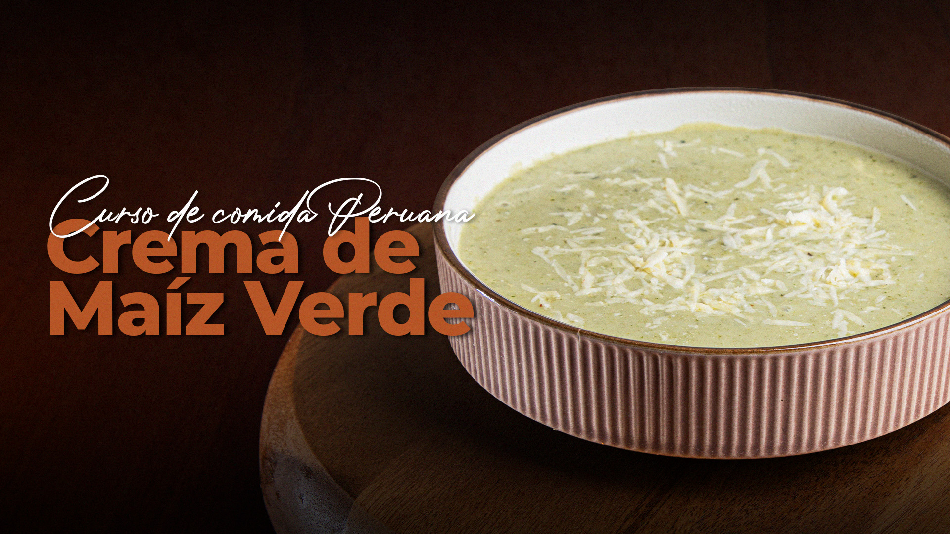 Crema de maíz verde